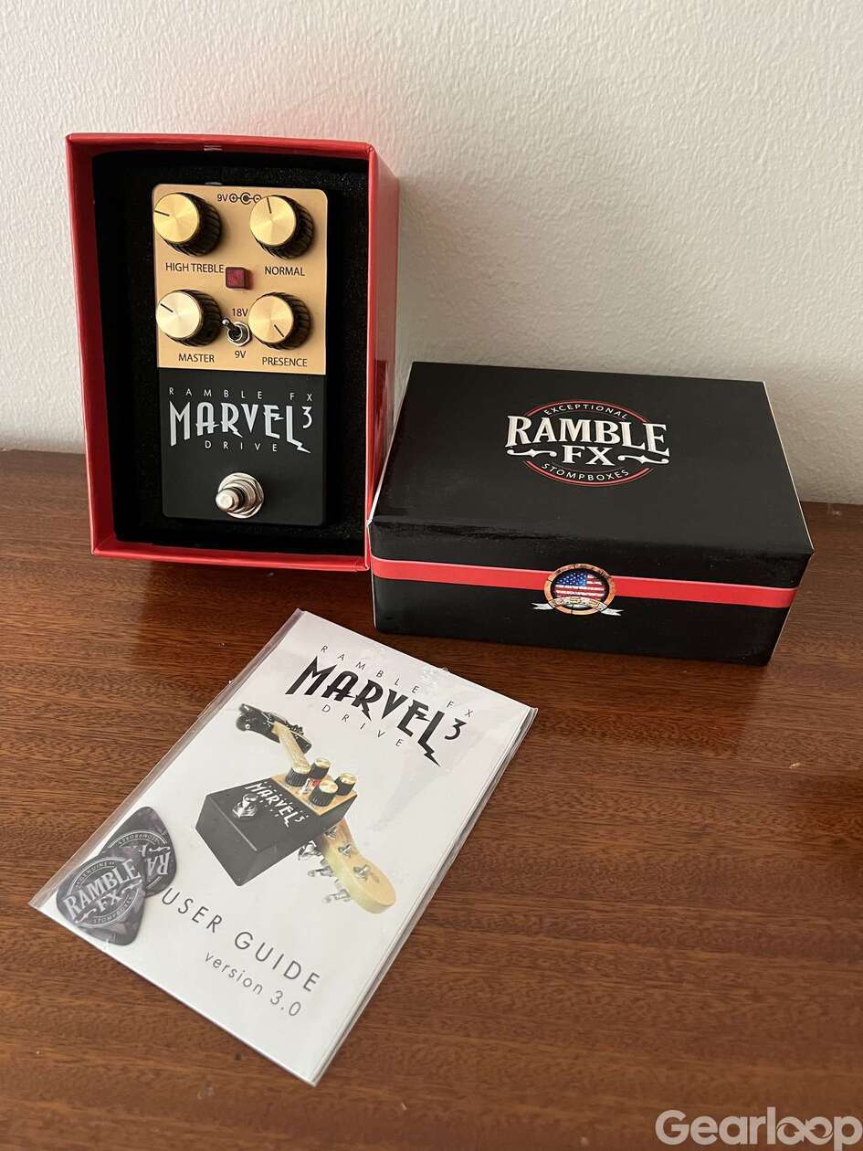 希少 Ramble FX Marvel Drive v3 Sale | Ramble FX Marvel Drive V3 Overdrive Effects Pedal