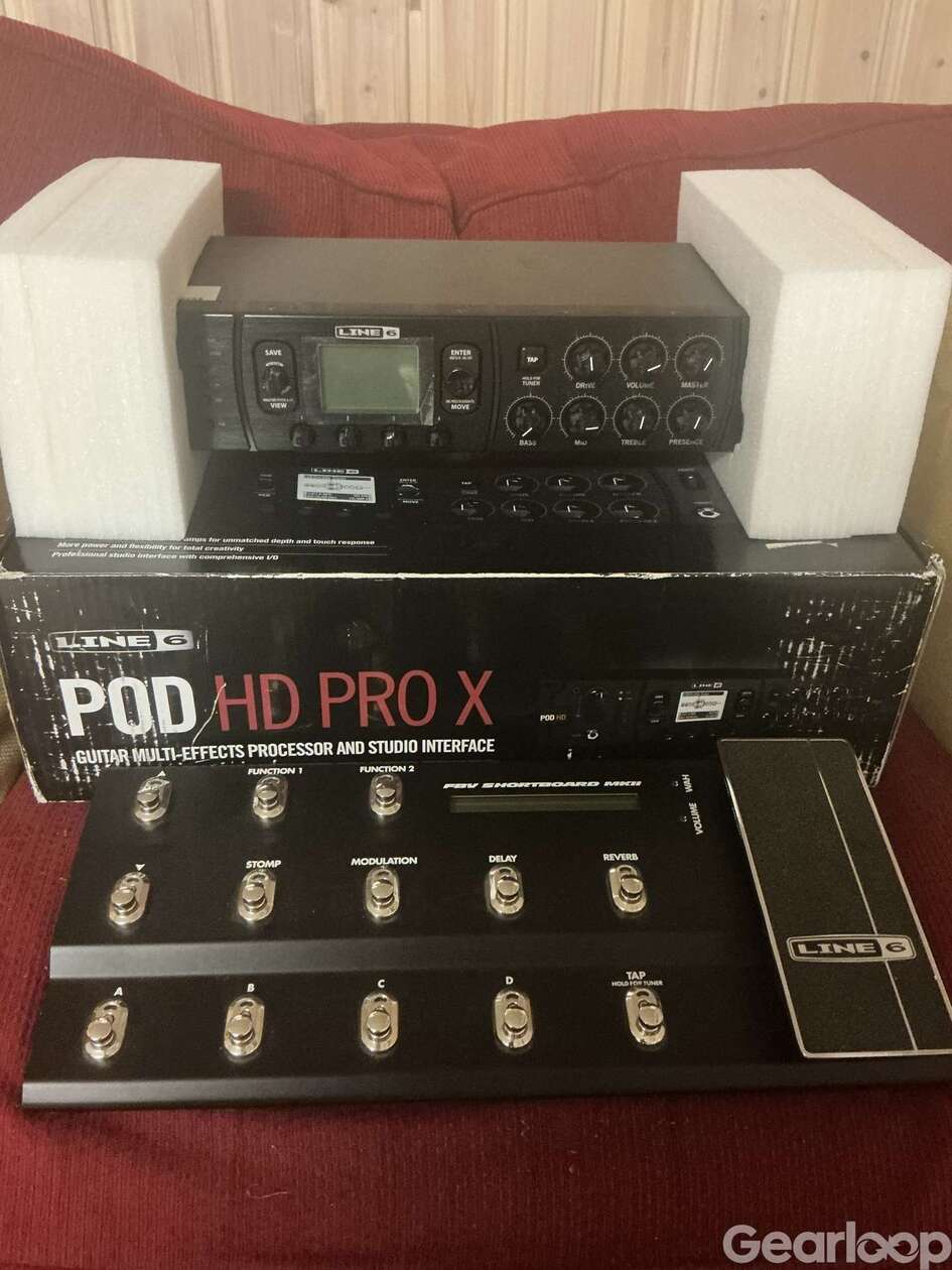 LINE6 POD HD PRO X + FBV Shortboard MkII Line 6 FBV Shortboard Mk