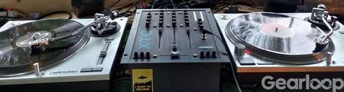 två stycken Audio Technica LP-120