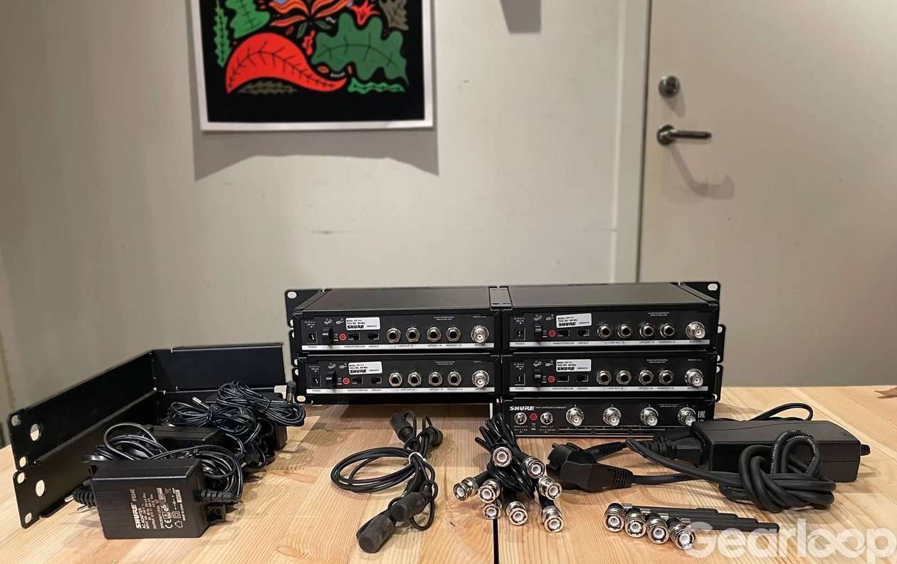 4st Shure PSM 300, Shure PA411 Combiner - bild 2