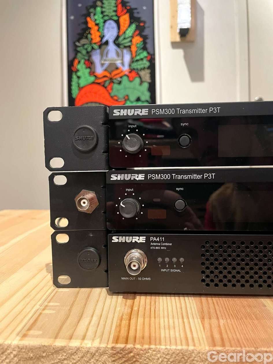 4st Shure PSM 300, Shure PA411 Combiner - bild 5