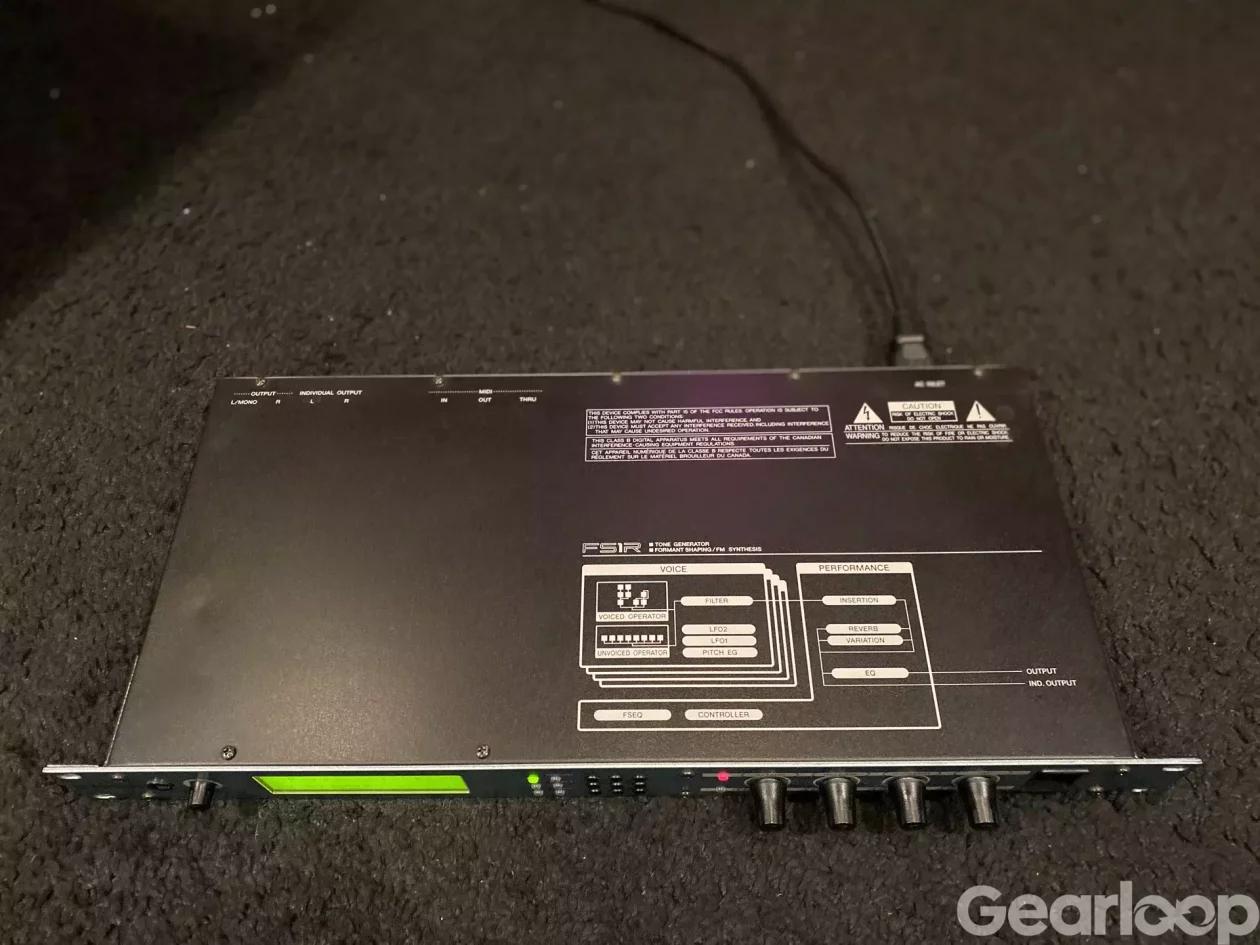 Yamaha FS1R FM Tone Generator 1998 - Silver - bild 2