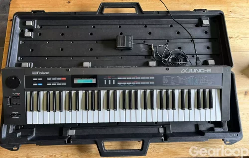Roland Alpha Juno-2 med hardcase