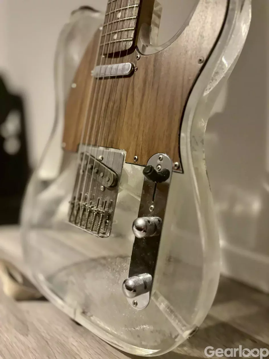 Unik plexiglastelecaster specialbyggd - bild 2