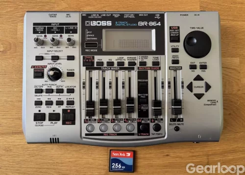 Boss BR-864 8 track digital studio.
