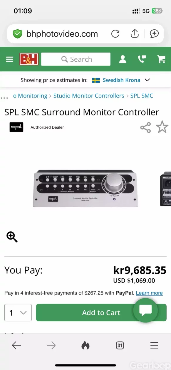 SPL SMC Stereo & 5.1 Surround Monitor Controller - bild 3