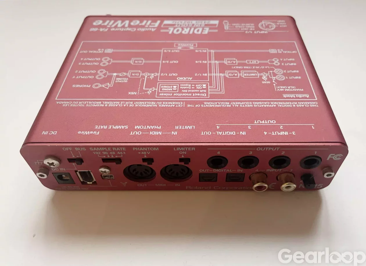 Roland Edirol FA-66 ljudkort - bild 2