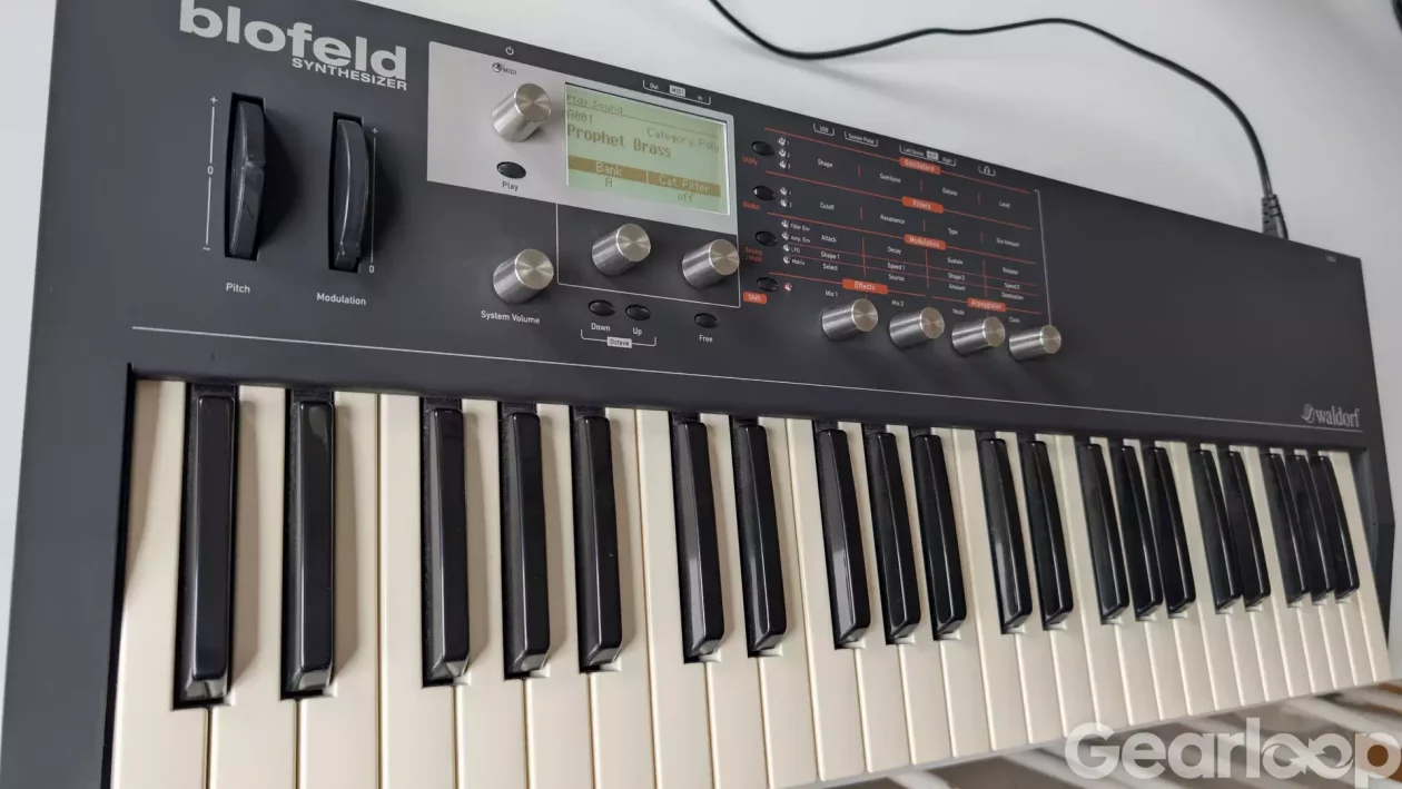 Waldorf Blofeld keyboard svart - bild 2