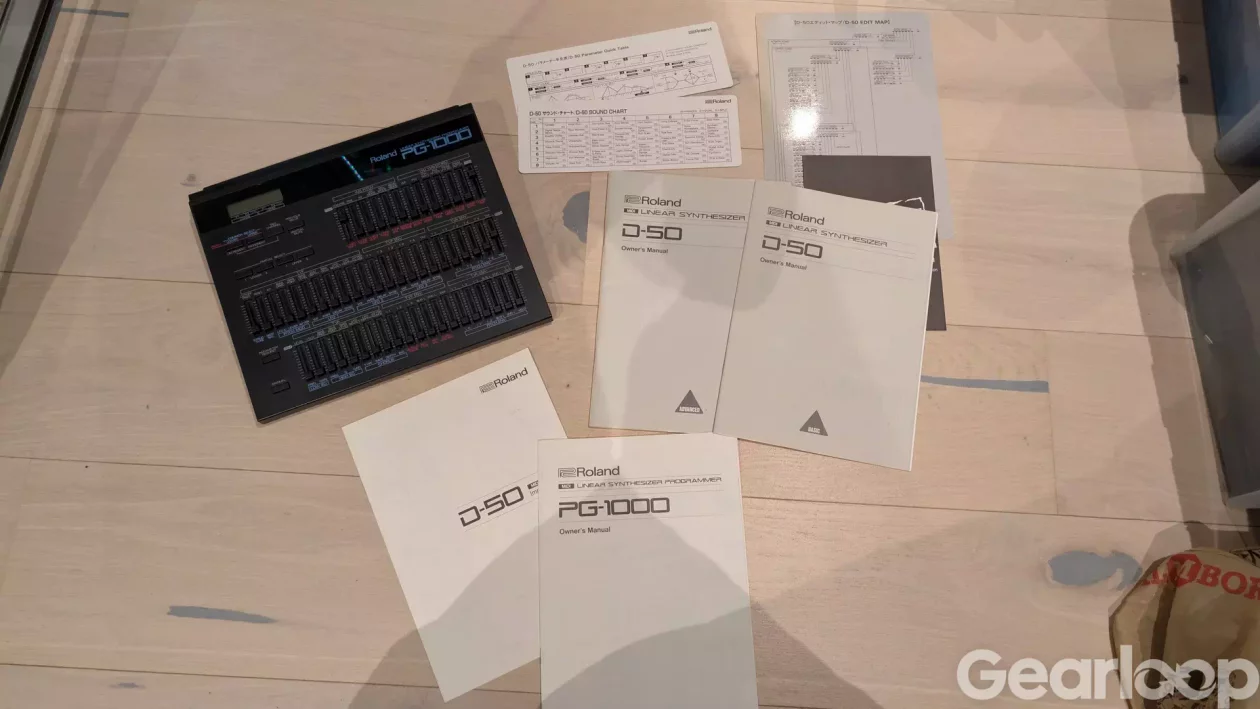 Roland D-550 rack synth + PG-1000 Programmer - bild 2