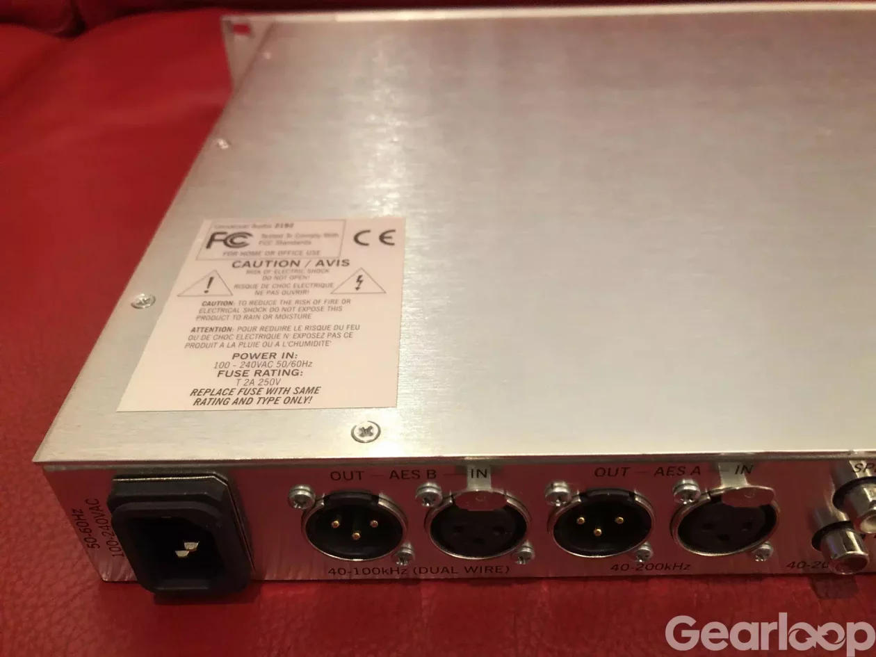 Universal Audio 2192 stereo AD/DA - bild 2