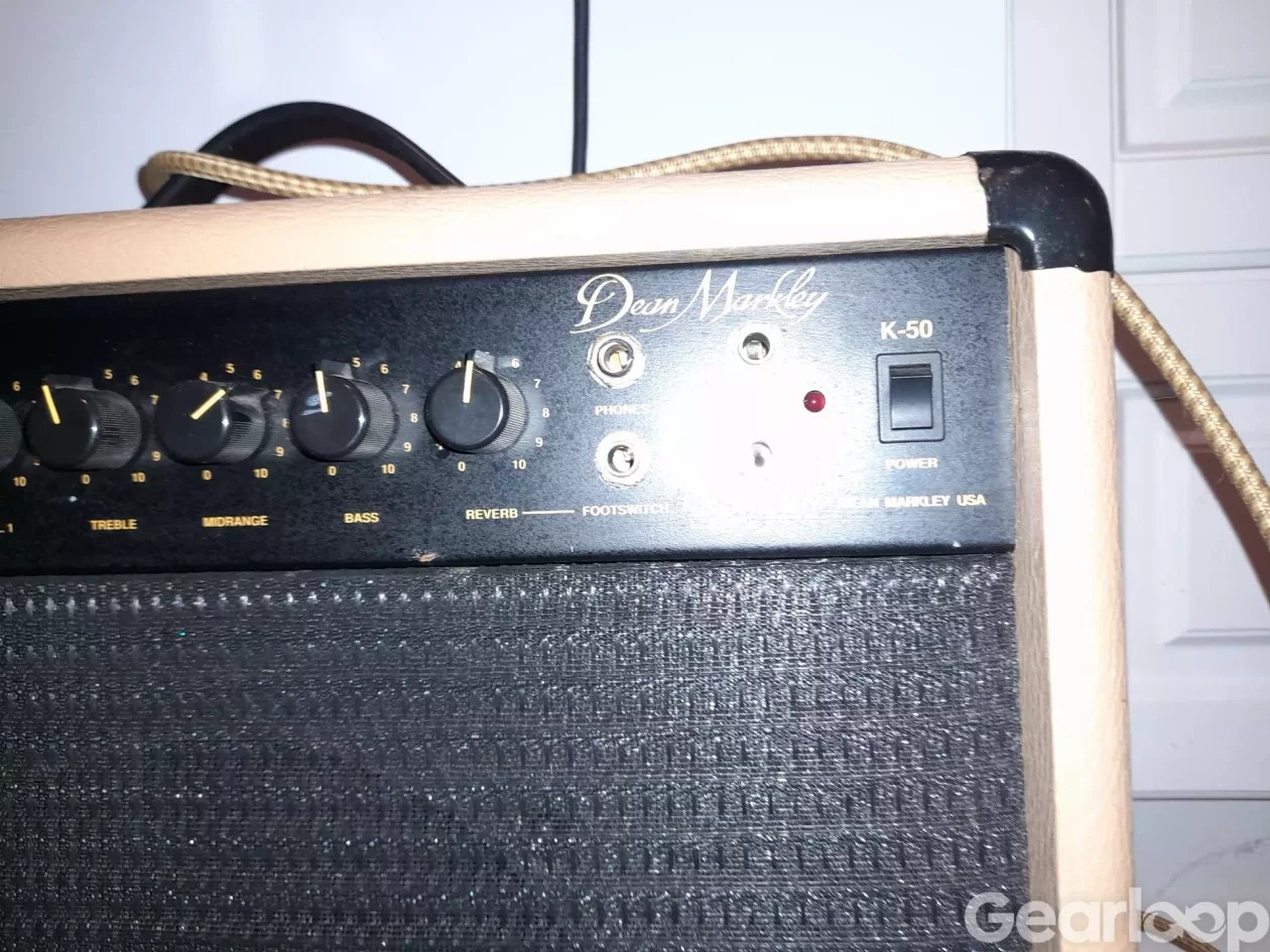Dean Markley K-50 gitarrförstärkare beige - bild 2