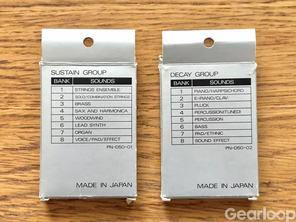 Roland D-50 minneskort - bild 2