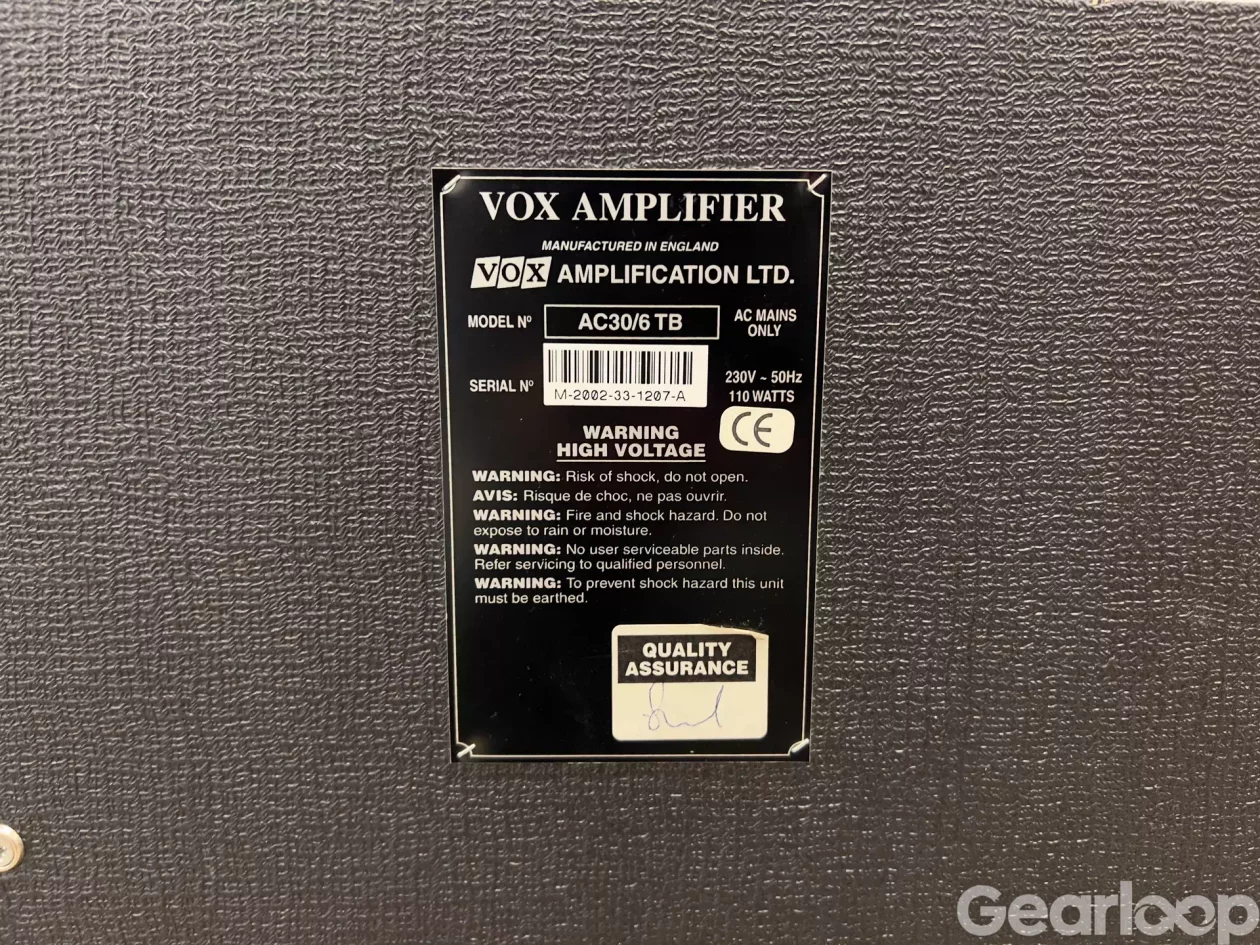 Vox AC30/6 TBX – Made in UK - bild 5
