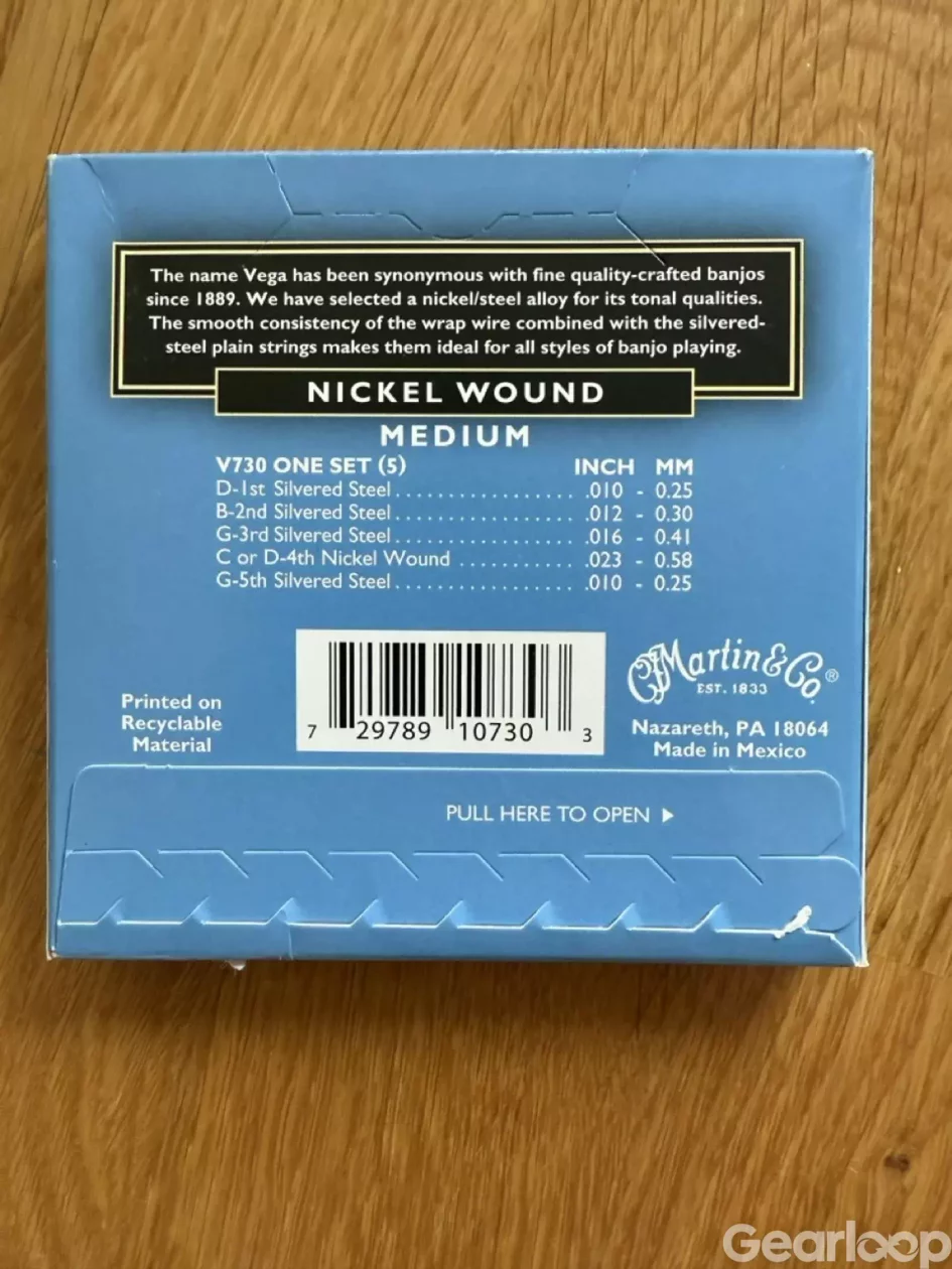 Martin Vega Banjo strängar - bild 2