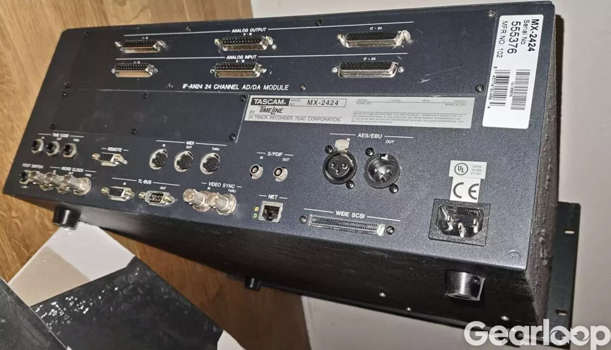 Tascam MX-2424 24-spårs Hårddiskinspelare multitrack - bild 2