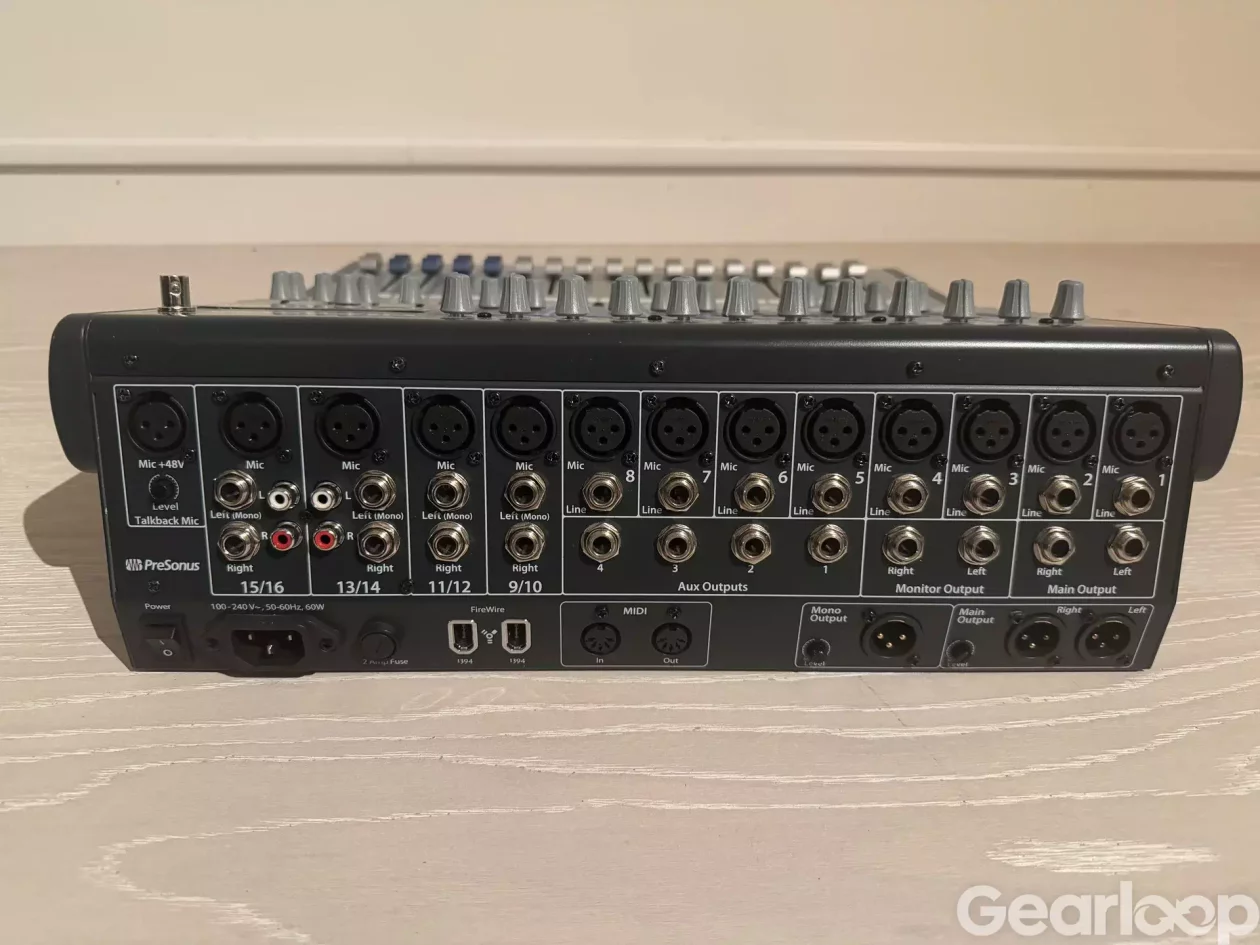 Digital mixer Presonus Studiolive 16.0.2 med case - bild 2