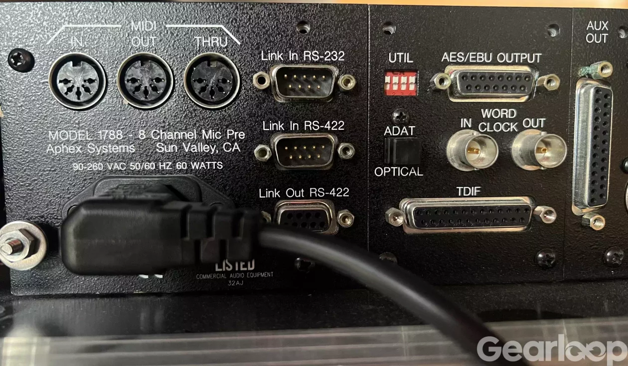 Aphex Model 1788 8-Channel Remote Controlled Microphone Preamp - bild 4
