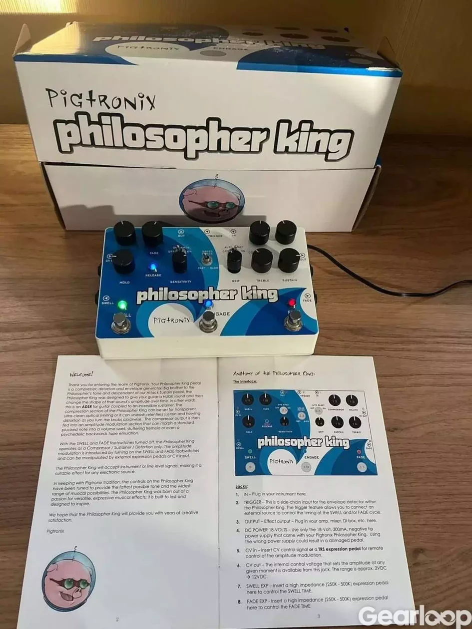 Pigtronix Philosopher King - ”Multi-tasking Guitar Synth” - bild 2