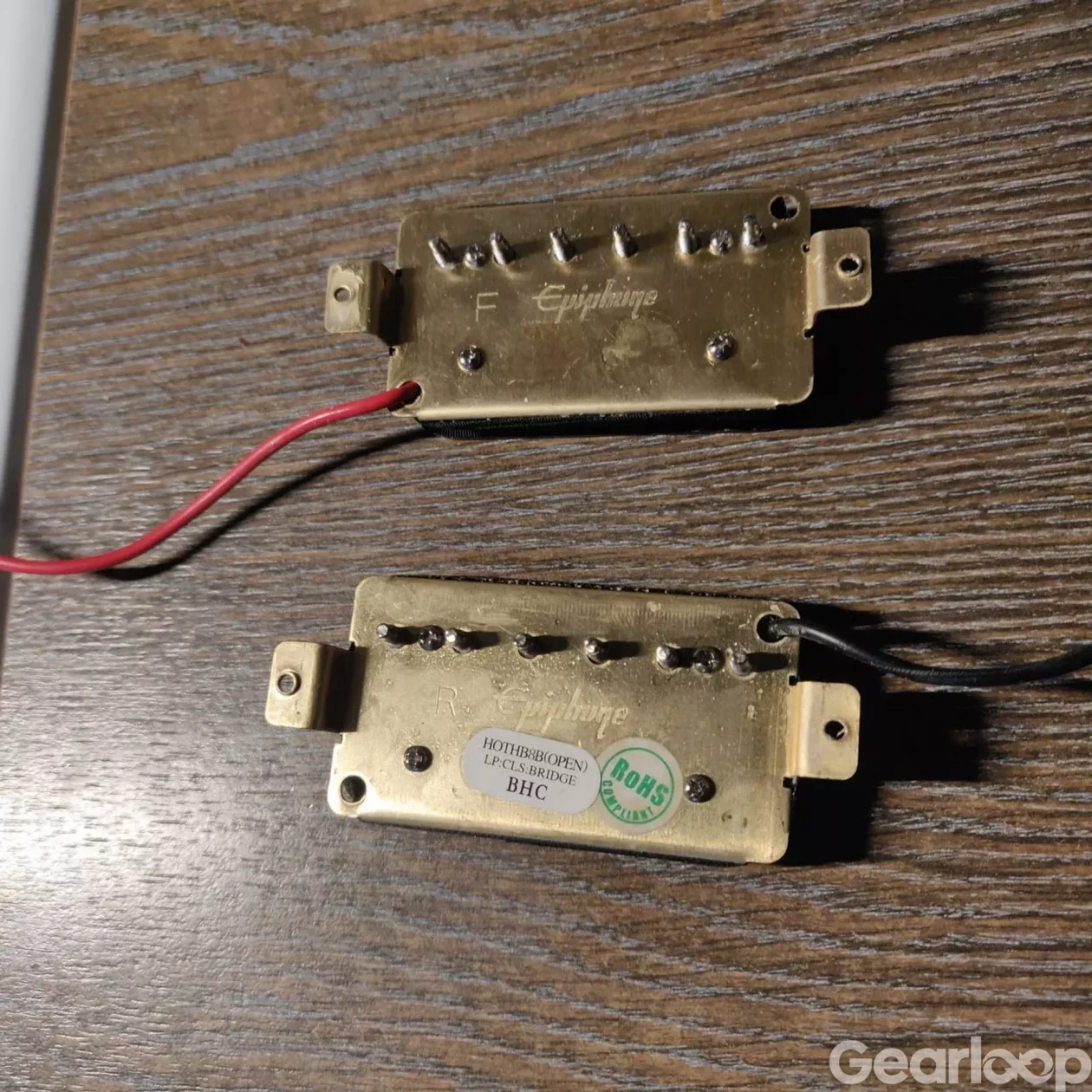 Pickup humbucker set neck/bridge inkl. Elektronik och kablar - bild 2