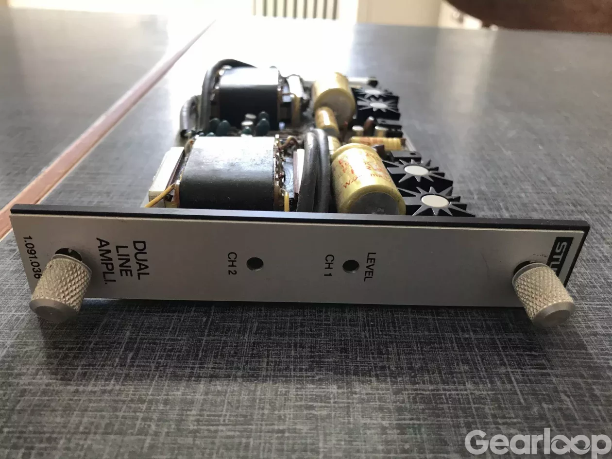 Studer 089 stereokanalstripp preamps + EQ - bild 2