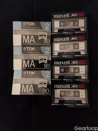 Kassettband NYA NOS Inplastade Metallband Type IV