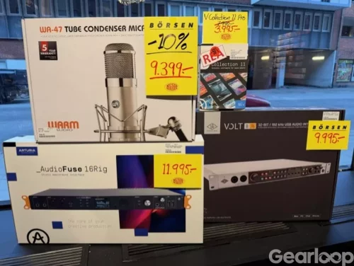 Inspelningsutrustning till kampanjpris