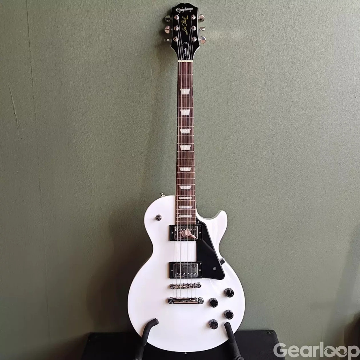 Epiphone Les Paul Studio 2022, Alpine White - bild 2