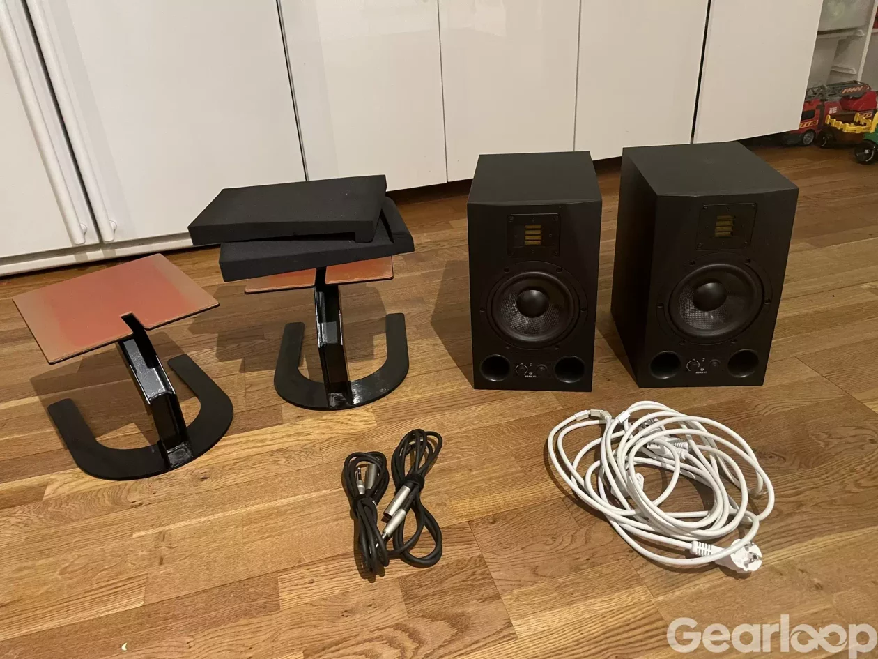 Studiomonitorer Adam A7X ink. stativ - Mint/bra skick - bild 5