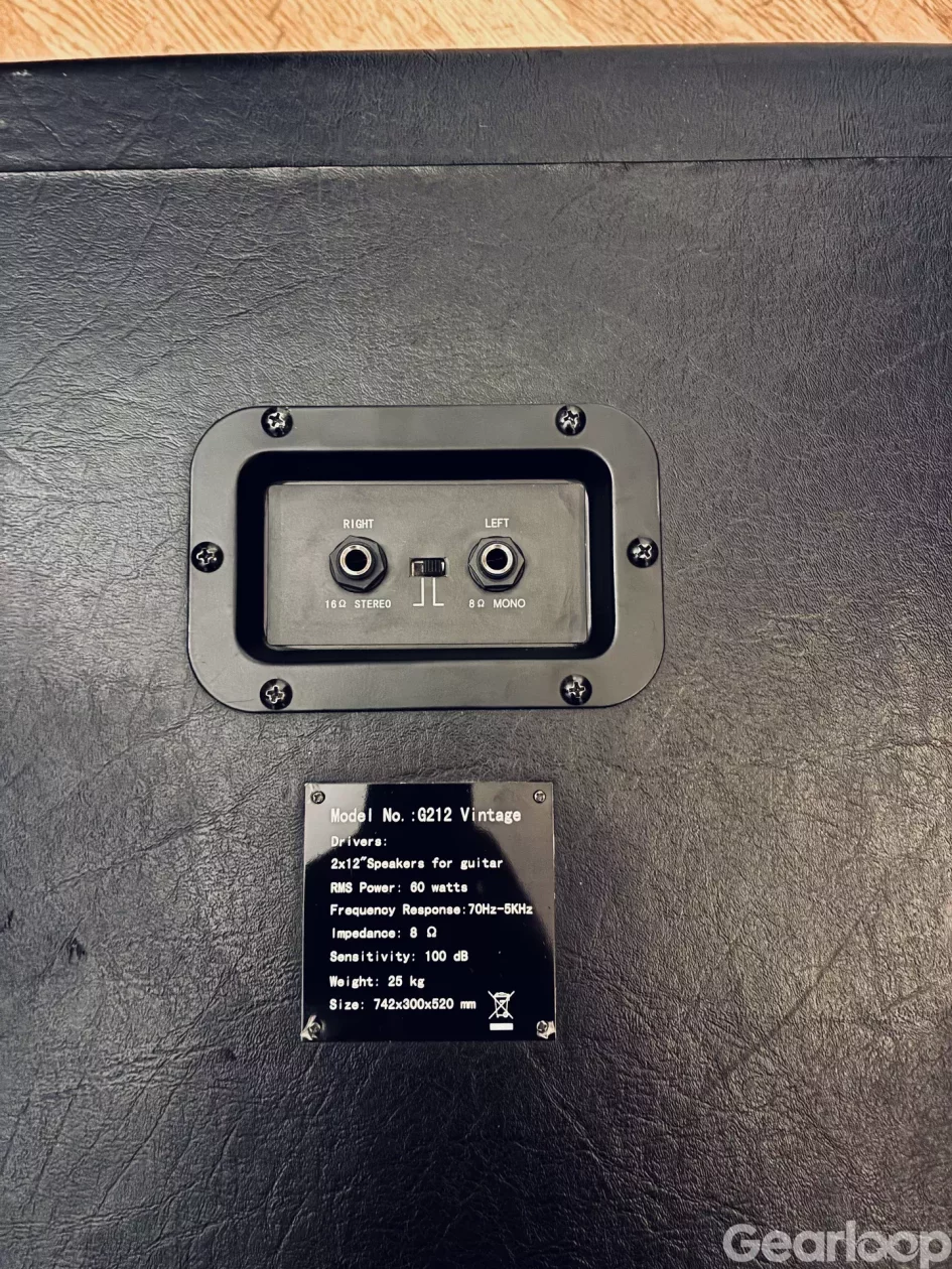 Harley Benton 2x12 med Celestion G12T-75 - bild 2