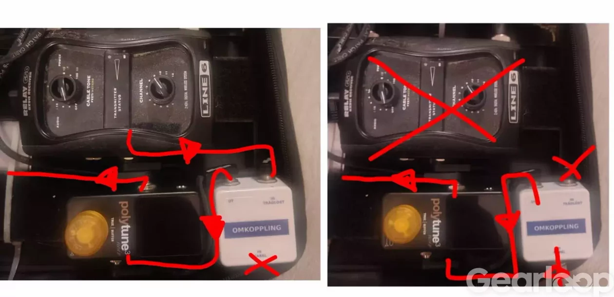 Egenbyggd omkopplingspedal (2a bilden visar ex på användning) - bild 2