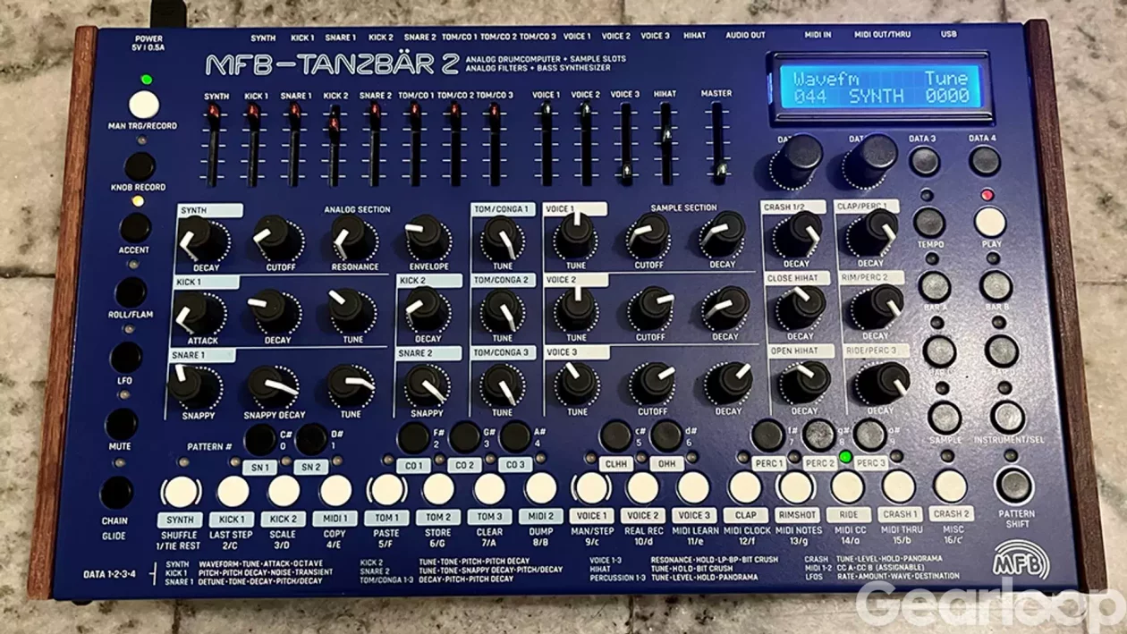 MFB Tanzbär 2 – Analog/Hybrid Trummaskin - bild 2