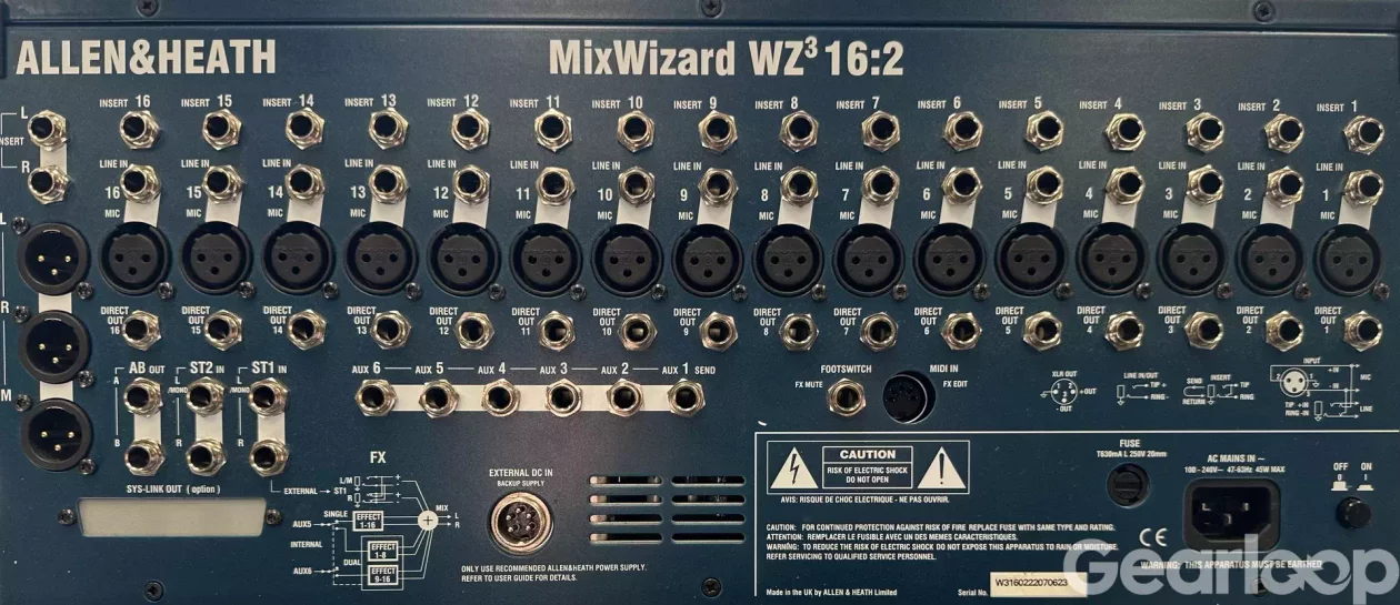 Mixerbord Allen & Heath med multikabel. - bild 2