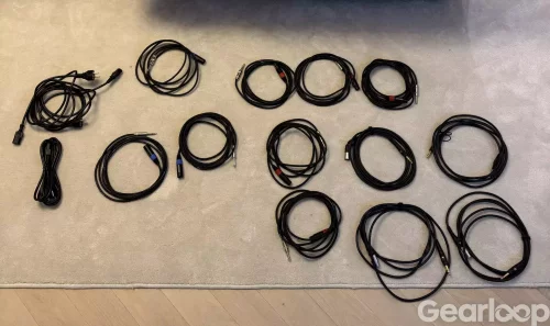 Kabelpaket – XLR-TRS och ström.