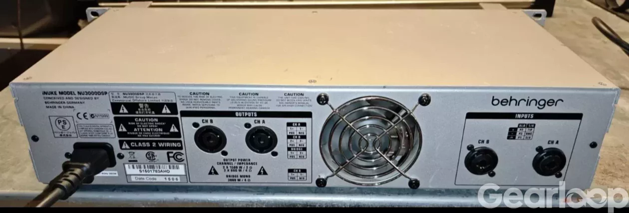 Slutsteg Inuke NU3000DSP förstärkare m inbyggt delningsfilter - bild 2