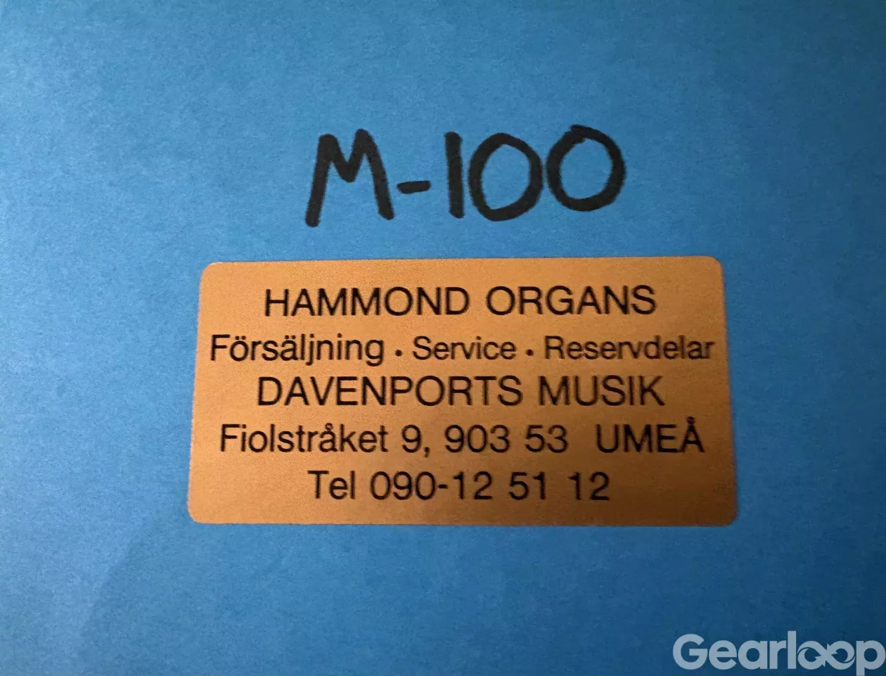 Hammond m102, vagn på hjul, vaderad huv - bild 5