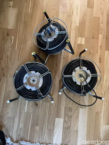 3st XLR kabelvindor modell äldre