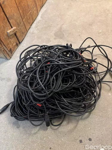 XLR-kablar 10st á 10m