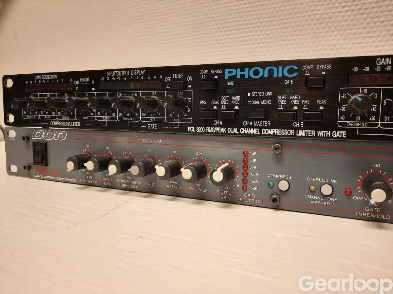 DOD 866 series 2 Compressor / Limiter + phonic compressor - bild 2