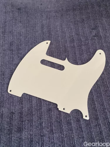 Plektrumskydd - Telecaster - 1 lagers - 5 hål