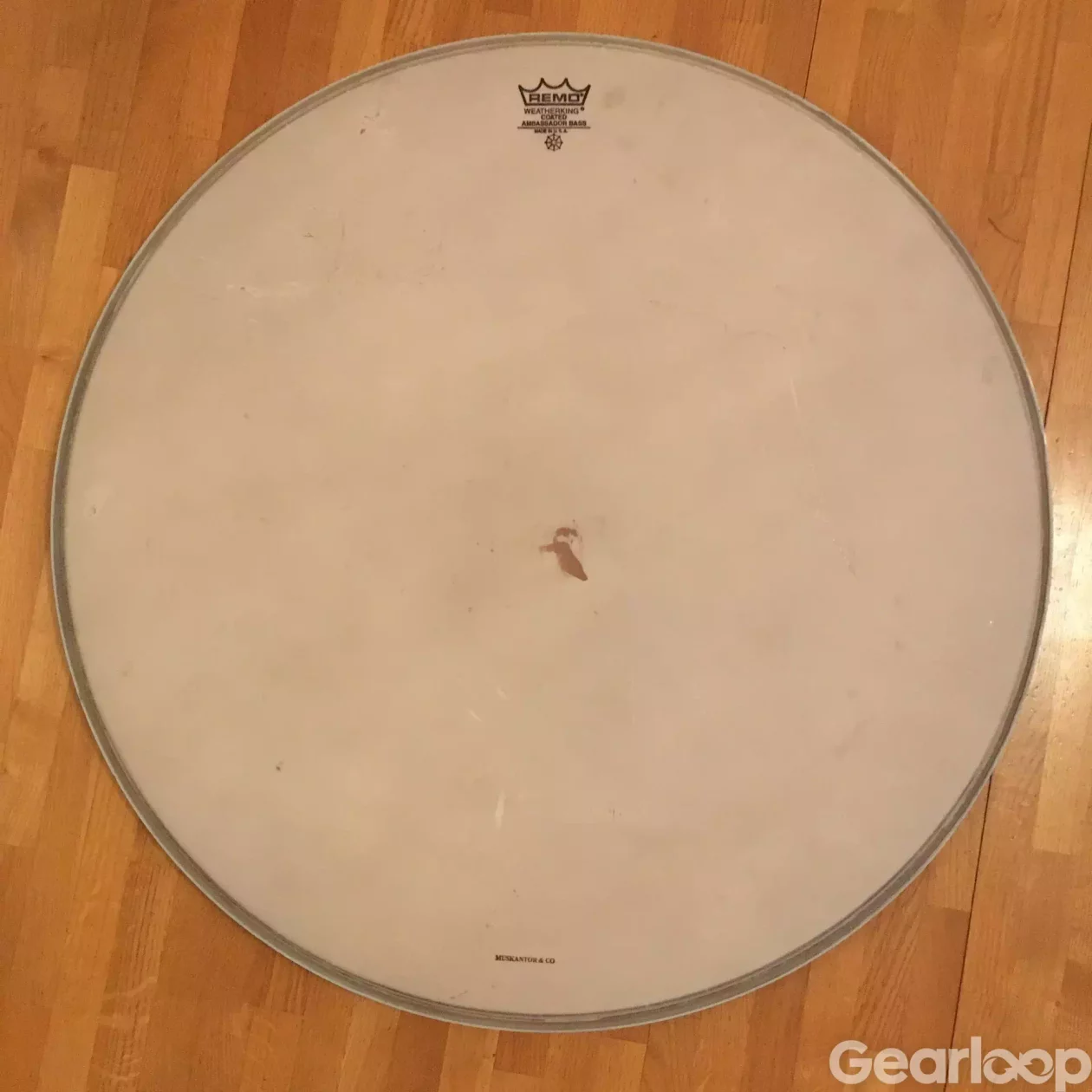 Remo 26" Powerstroke 3 Ebony samt Remo 26" Ambassador Coated - bild 2