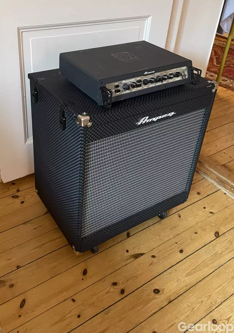 Ampeg Portaflex PF-500 bastopp & Ampeg PF210HE 2x10 Cabinet - bild 2