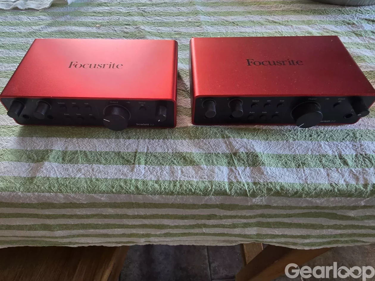 Focusrite Scarlett 2in2 Gen4 - Mycket bra skick (inget slitage) - bild 2