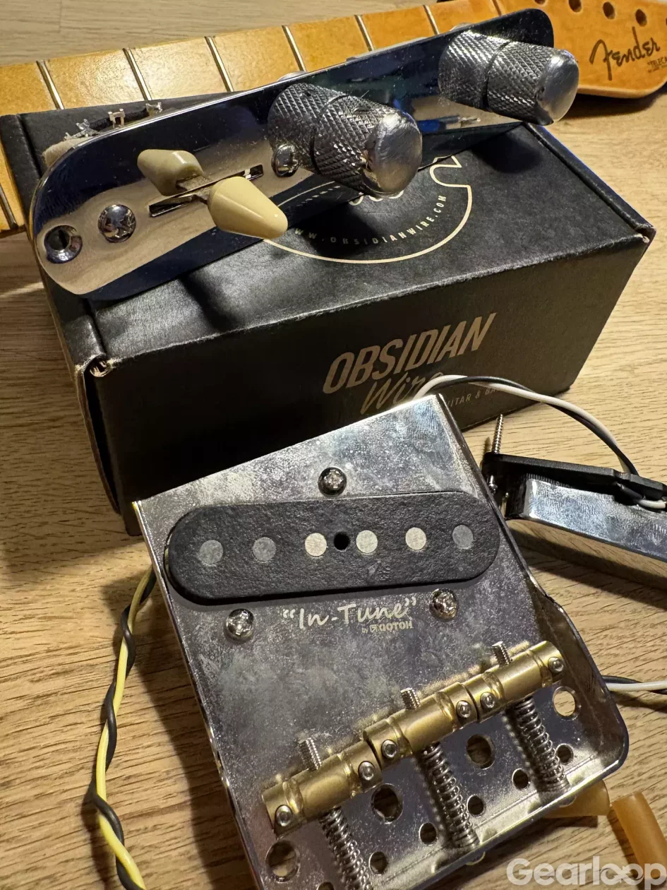 Telecaster obsidian wire & Fender mickar - bild 2