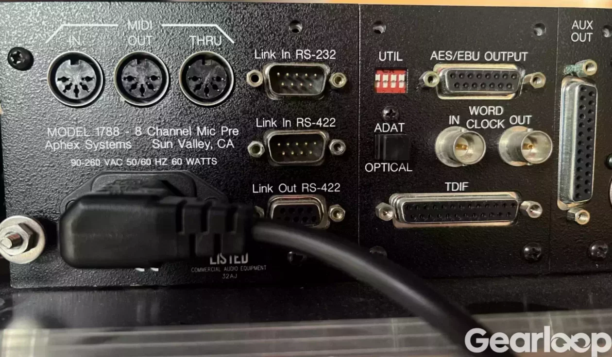 Aphex Model 1788 8-Channel Remote Controlled Microphone Preamp - bild 4
