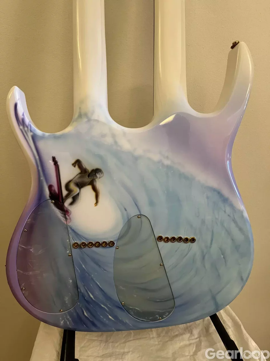 Handbyggd dubbelhalsad elgitarr: Mabass Custom 12-6 - bild 2