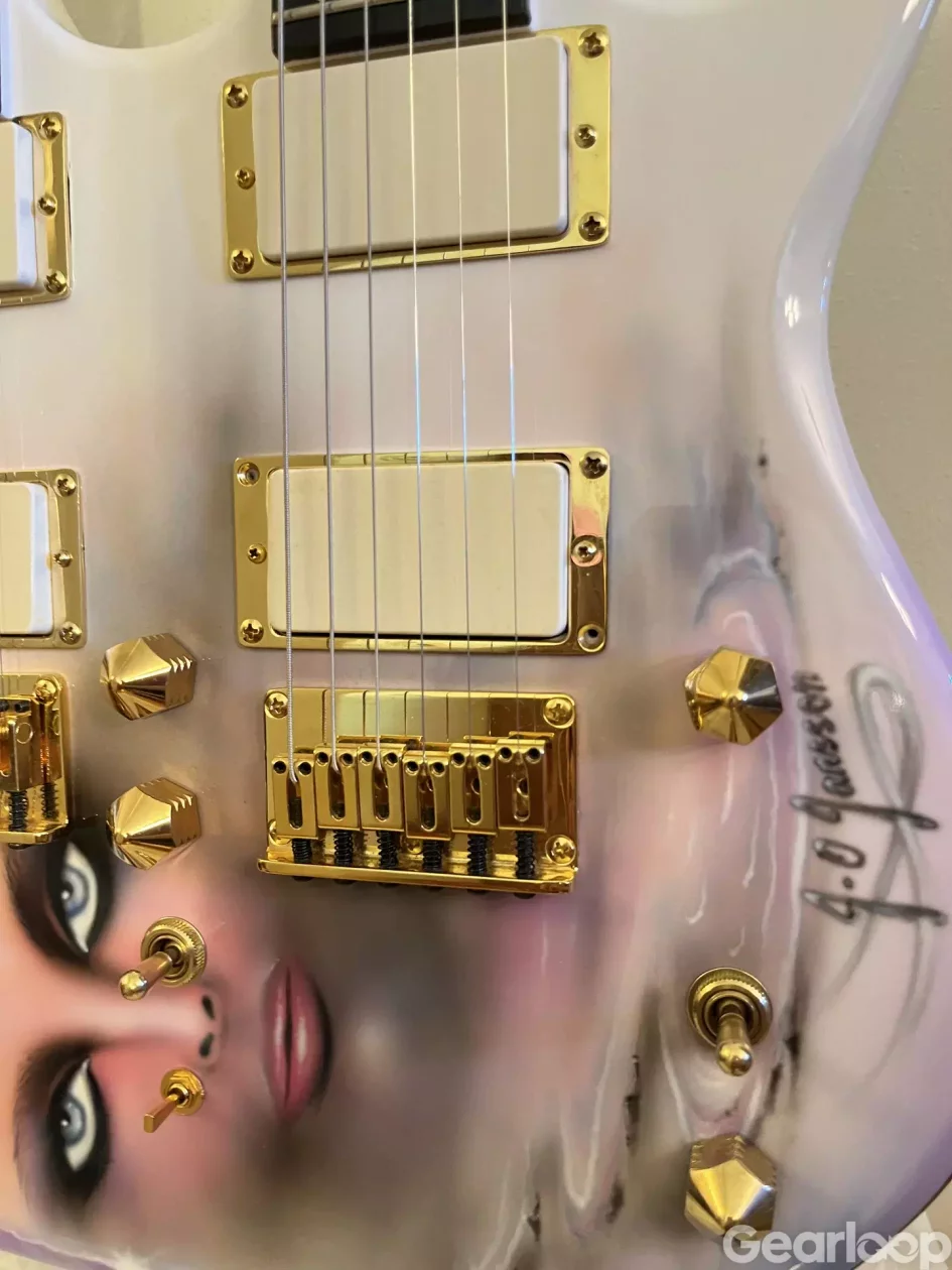 Handbyggd dubbelhalsad elgitarr: Mabass Custom 12-6 - bild 3