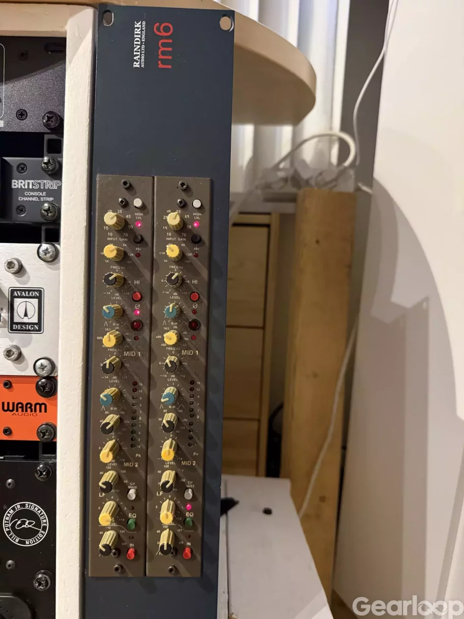 Raindirk RM6 brittisk highend channel strip klassiskt sound - bild 2