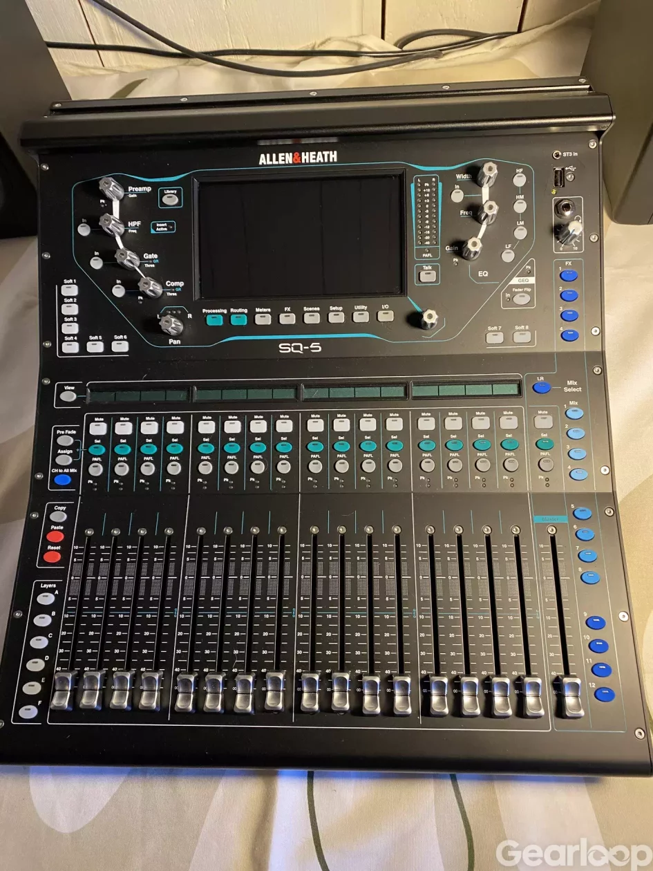 Allen & Heath SQ-5 (Helt nyskick / Oanvänd) + Stageboxar DX168 - bild 2