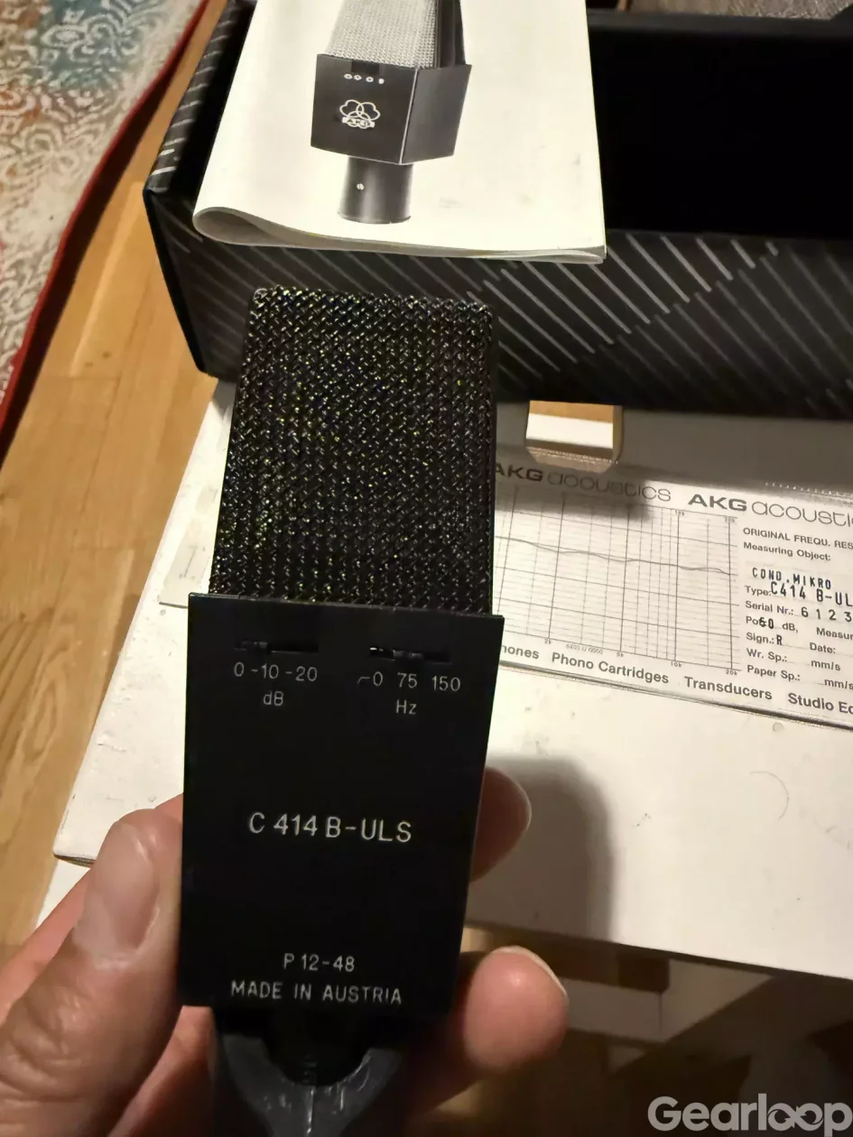 AKG C414 B-ULS Condenser Microphone – Made in Austria - bild 2