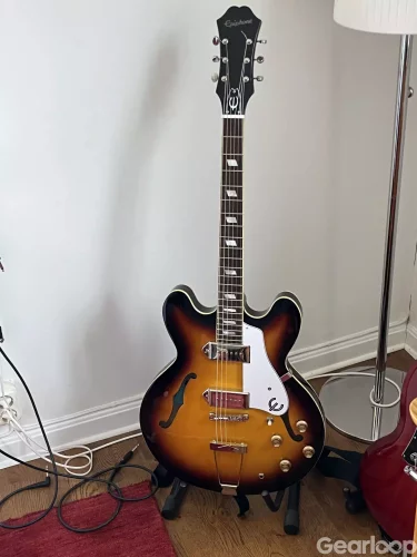 Epiphone Casino Vintage Sunburst , med Gigbag